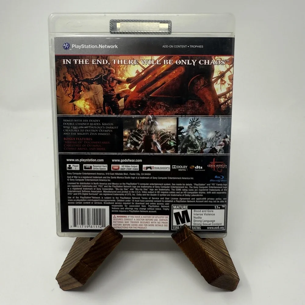 God Of War III Sony PlayStation 3 PS3 Video Game Complete CIB Tested Action Disc